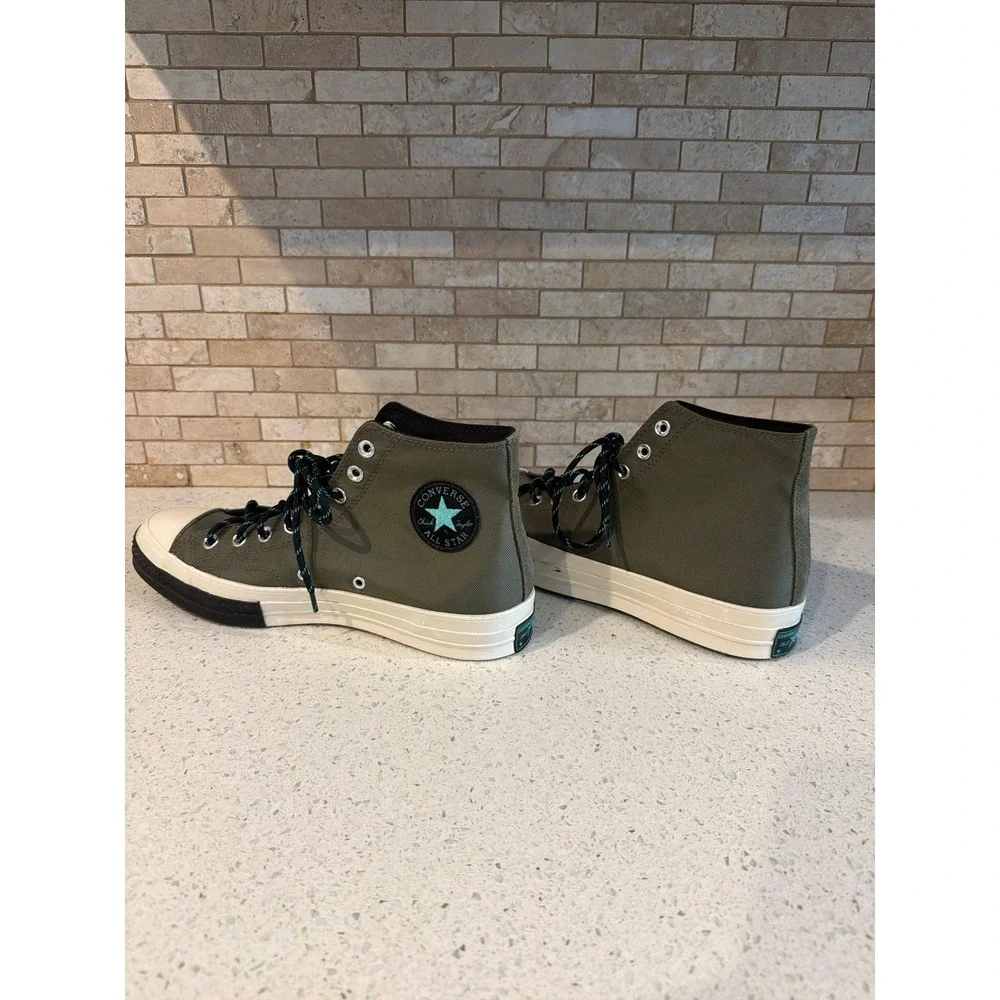 Converse Chuck Taylor All Star High Top Sneakers Olive Green Black Men 10 w12